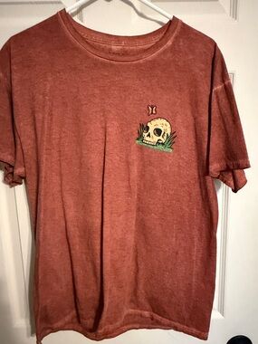 Give The World Good Energy Rust Graphic Tee